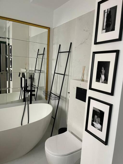 Stunning 1Bd Flat With 50M2 Terrace In The City Center Bucarest Esterno foto